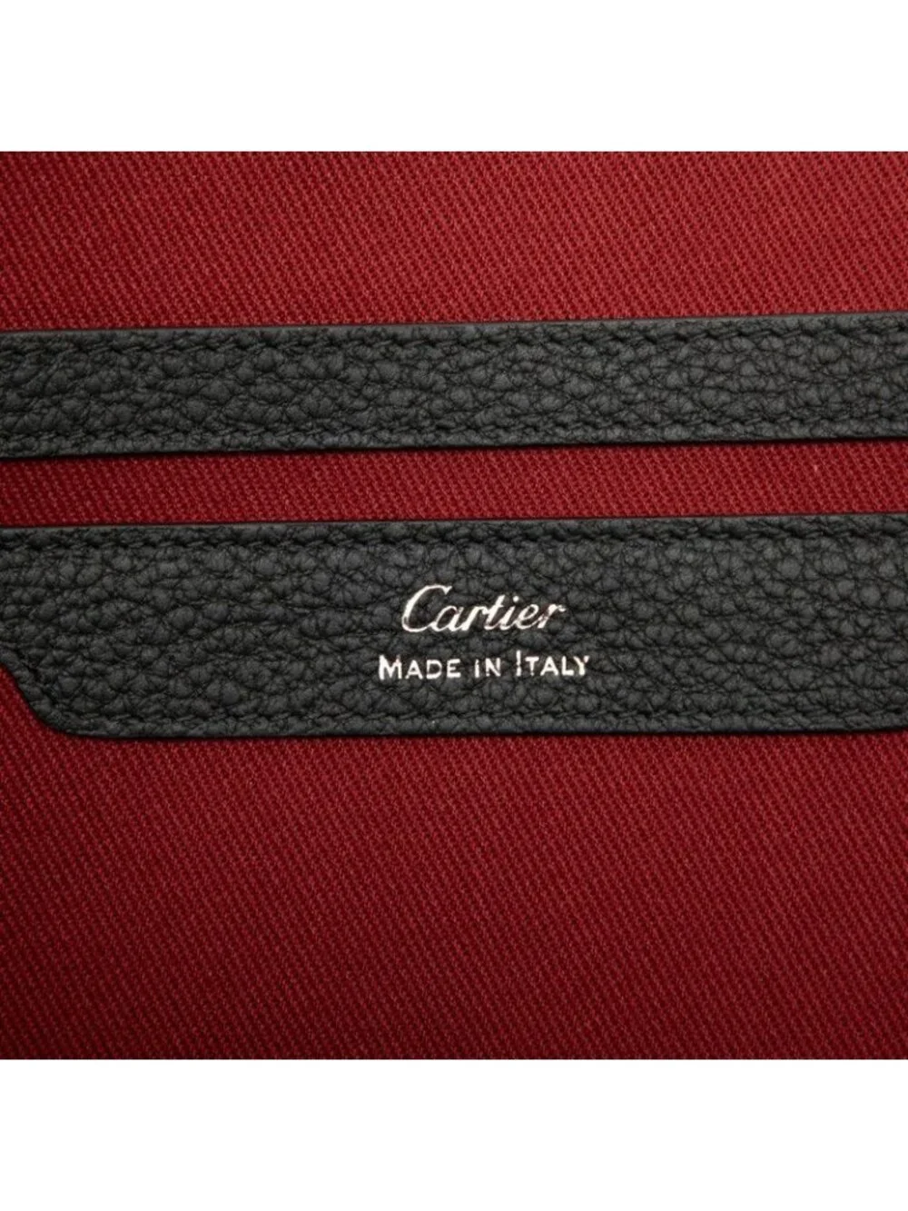 Cartier Must de Cartier Portfolio Clutch Black Leather